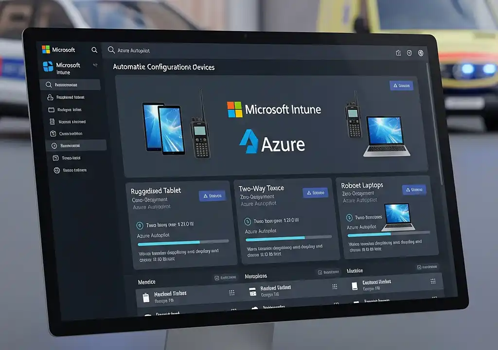 ADJoin Autopilot en Azure y Gestión Intune para dispositivos de emergencias