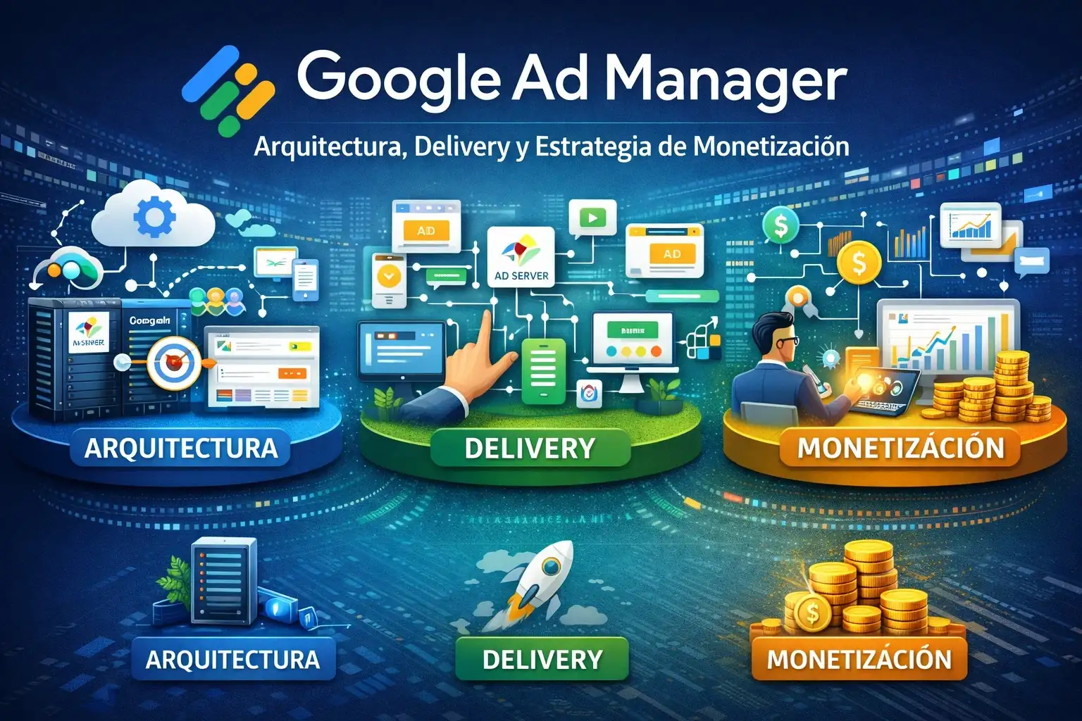Google Ad Manager – Arquitectura, Delivery y Estrategia de Monetización