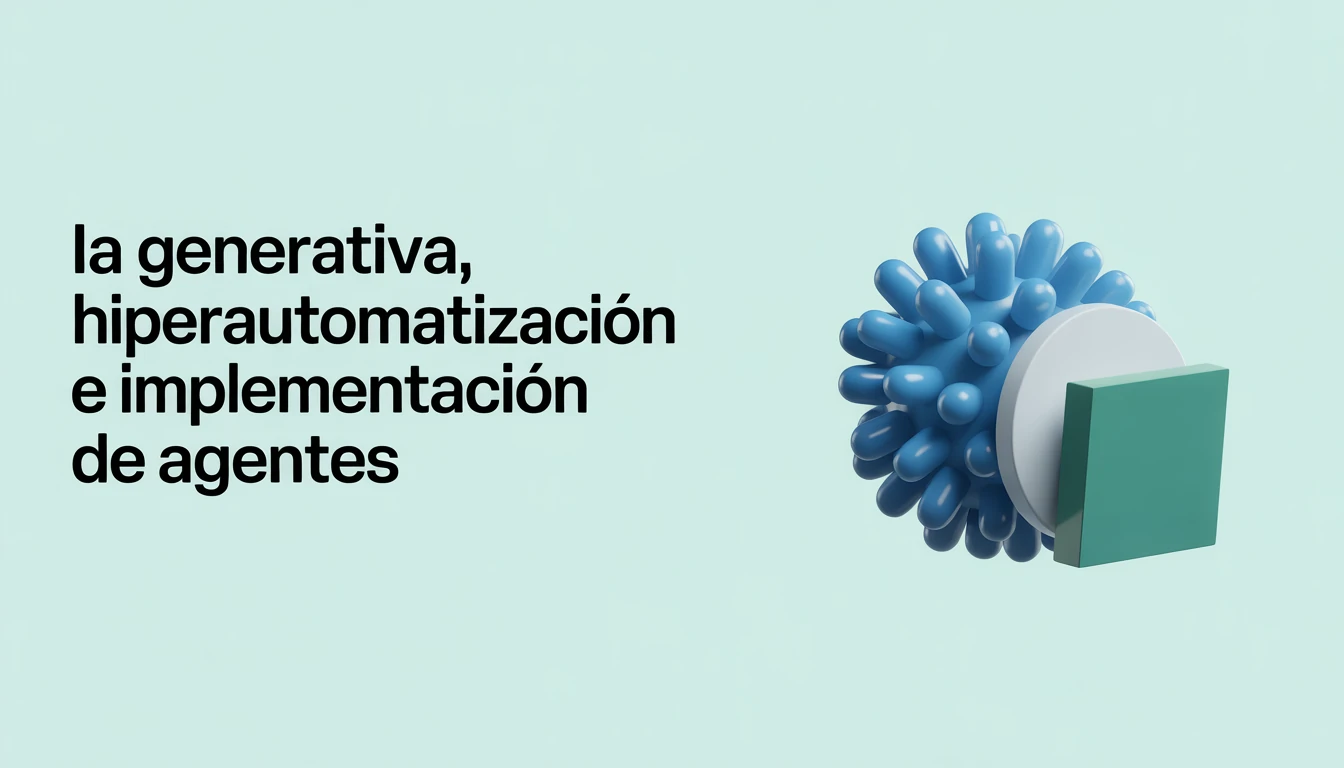 IA Generativa,  Hiperautomatización e Implementación  de Agentes