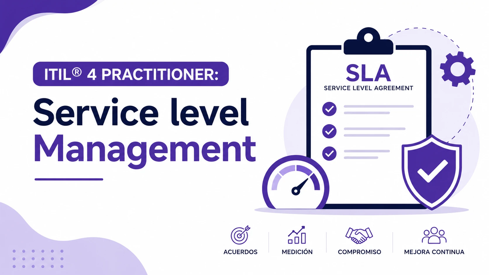 ITIL 4 Practitioner: Service level Management