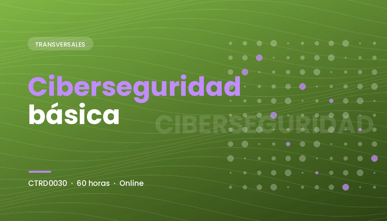 Ciberseguridad básica (CTRD0030)