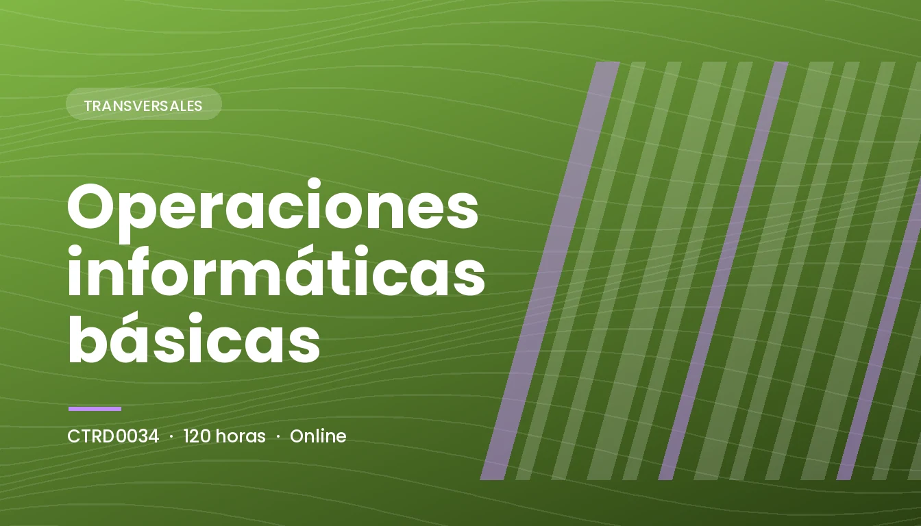 Operaciones Informáticas Básicas (CTRD0034)