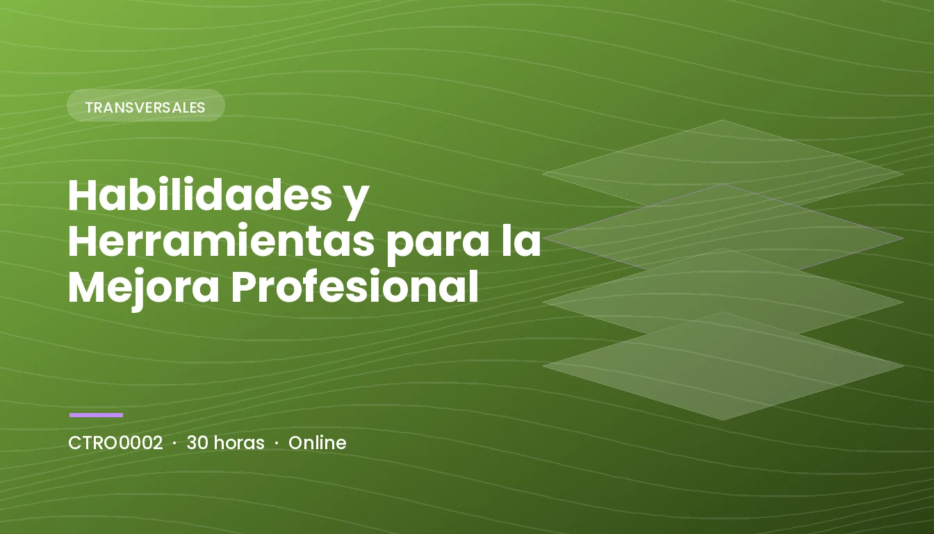 Habilidades y Herramientas para la Mejora Profesional (CTRO0002)