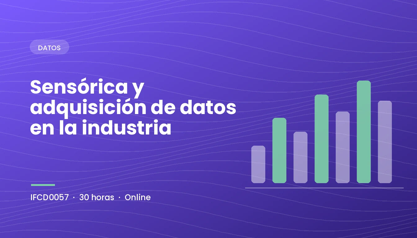 Sensórica y Adquisición de Datos en la Industria (IFCD0057)