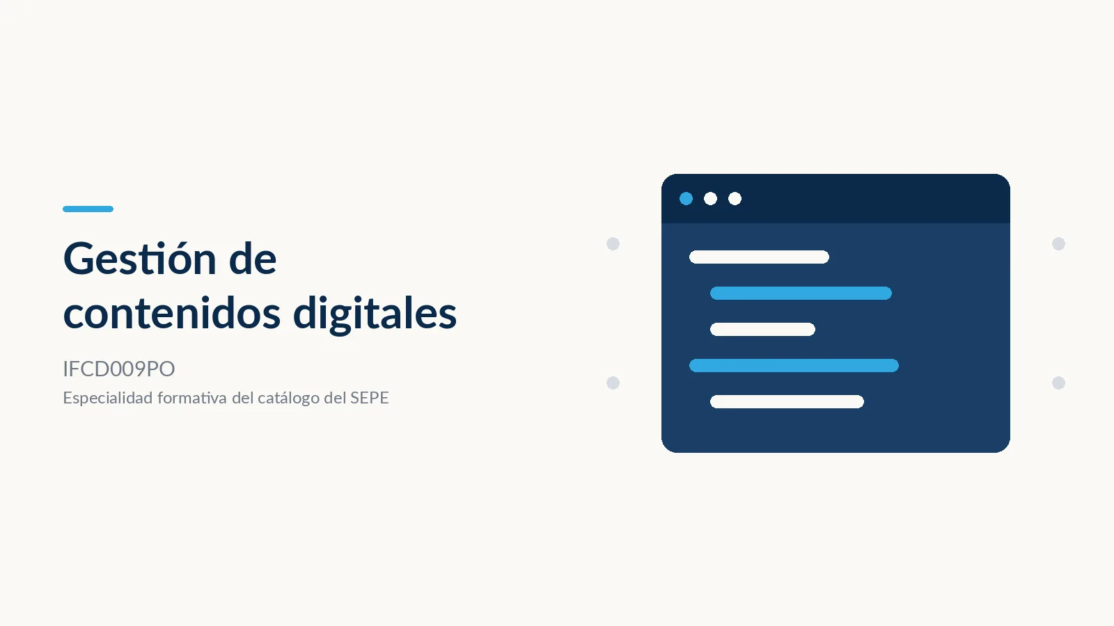 Gestión de Contenidos Digitales (IFCD009PO)