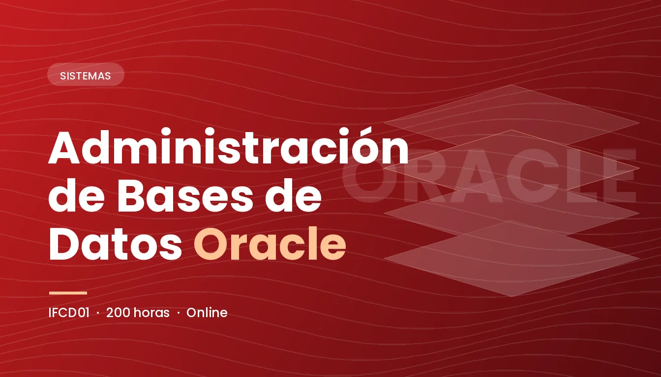 Administración de Bases de Datos Oracle (IFCD01)