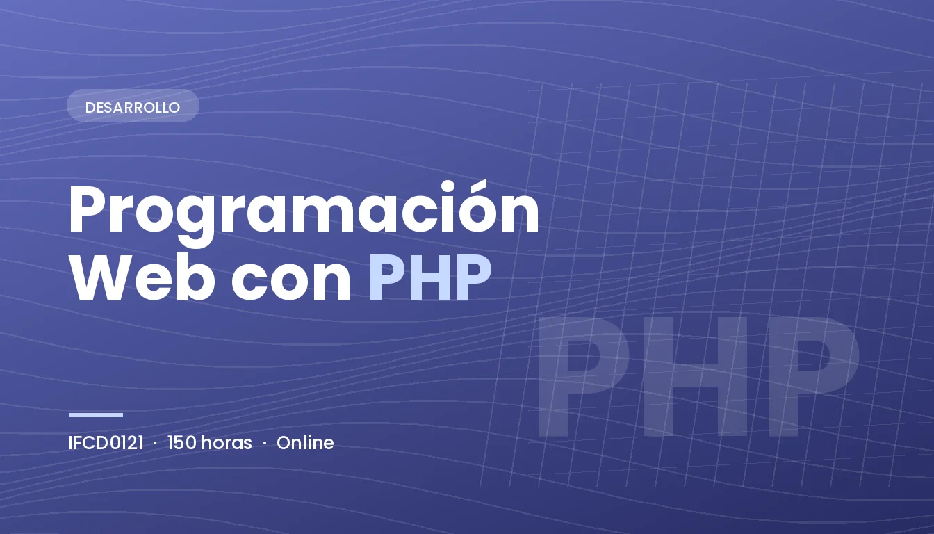 Programación Web con PHP (IFCD0121)