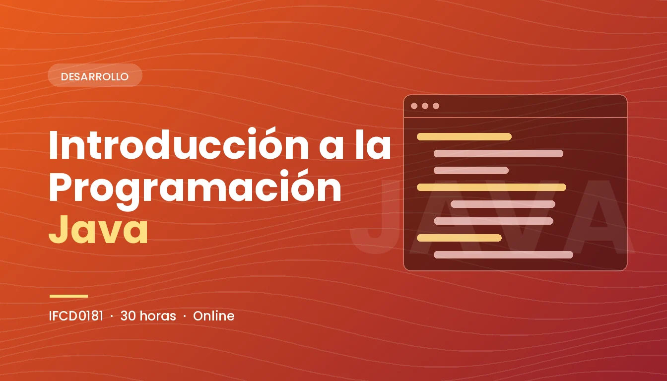 Introducción a la Programación Java (IFCD0181)