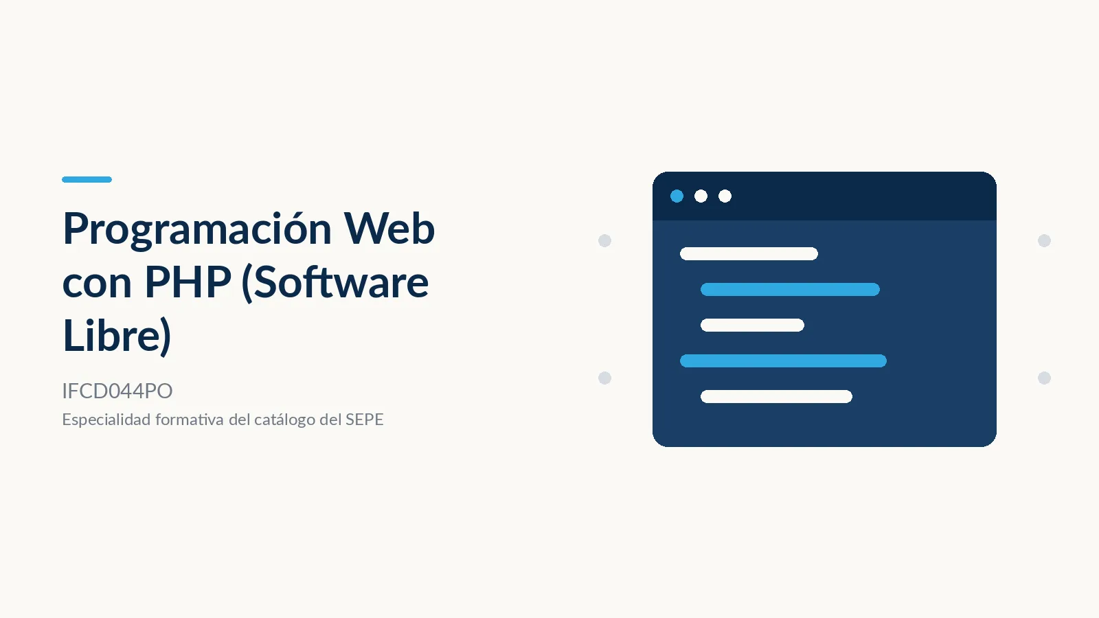 Programación Web con PHP (Software Libre) (IFCD044PO)