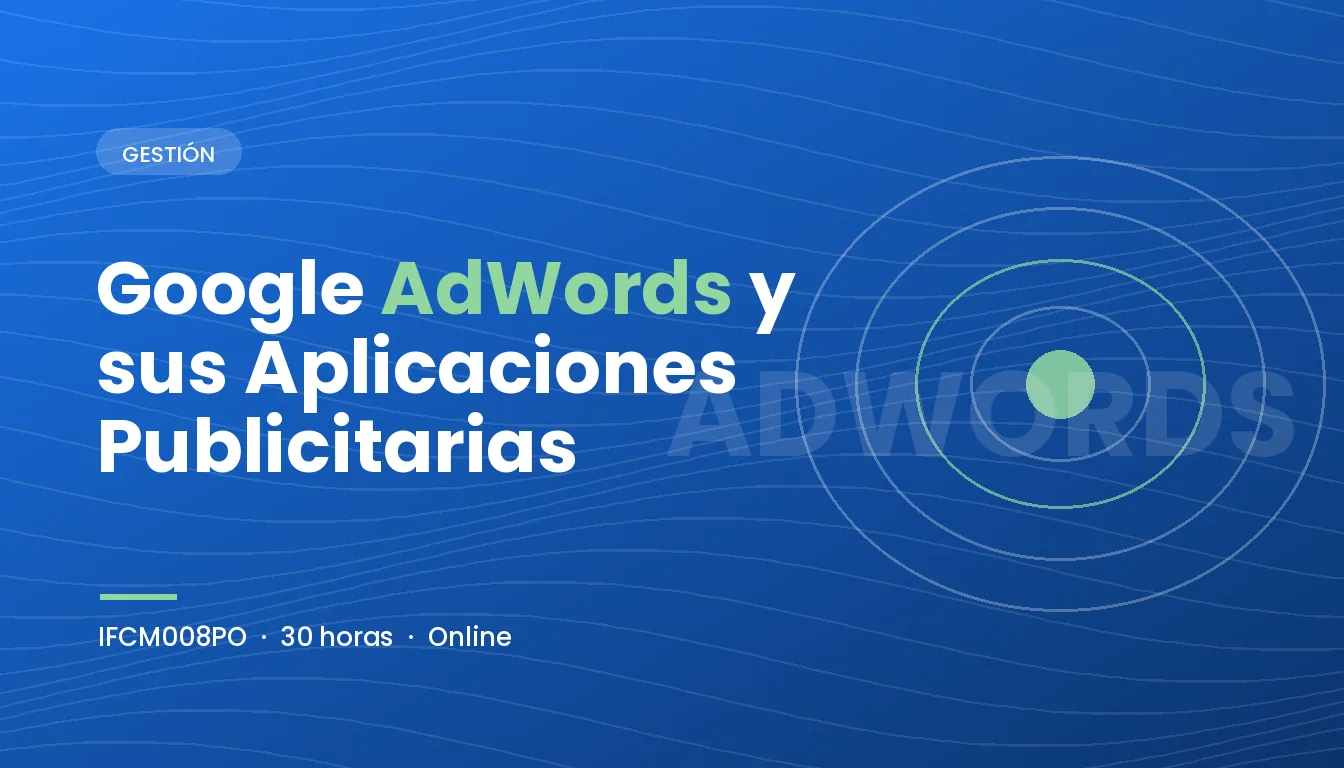 Google AdWords y sus Aplicaciones Publicitarias (IFCM008PO)