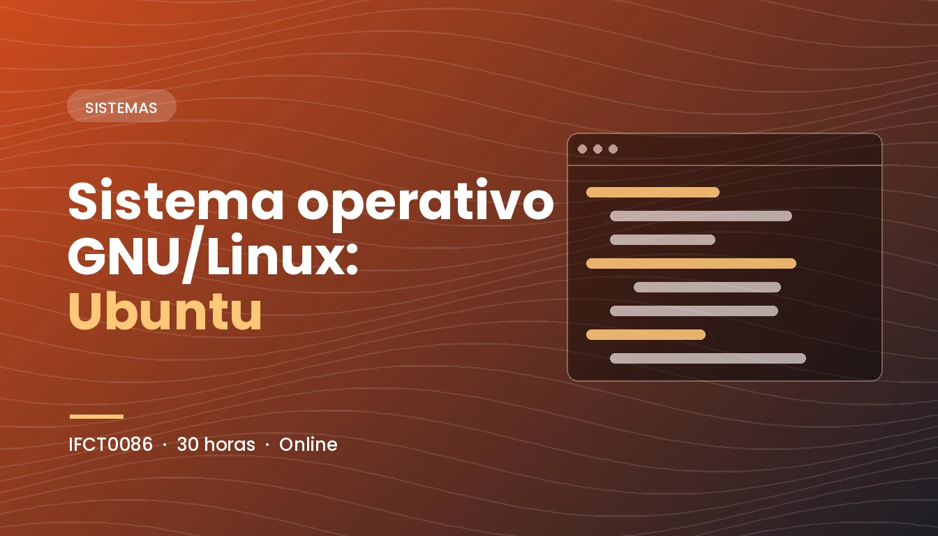 Sistema Operativo GNU/Linux: Ubuntu (IFCT0086)