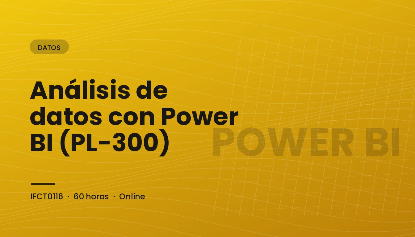 Análisis de Datos con Power BI (PL-300) (IFCT0116)