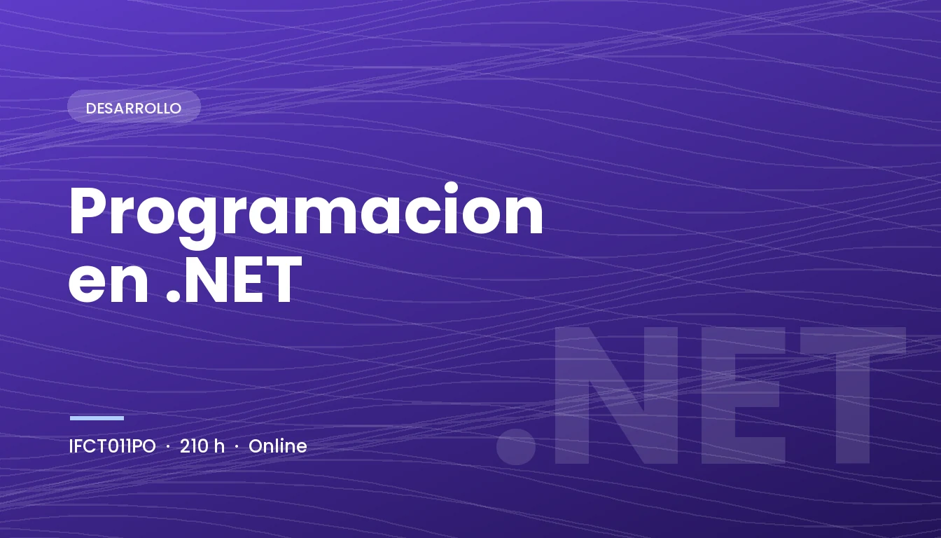 Programación en .NET (IFCT011PO)