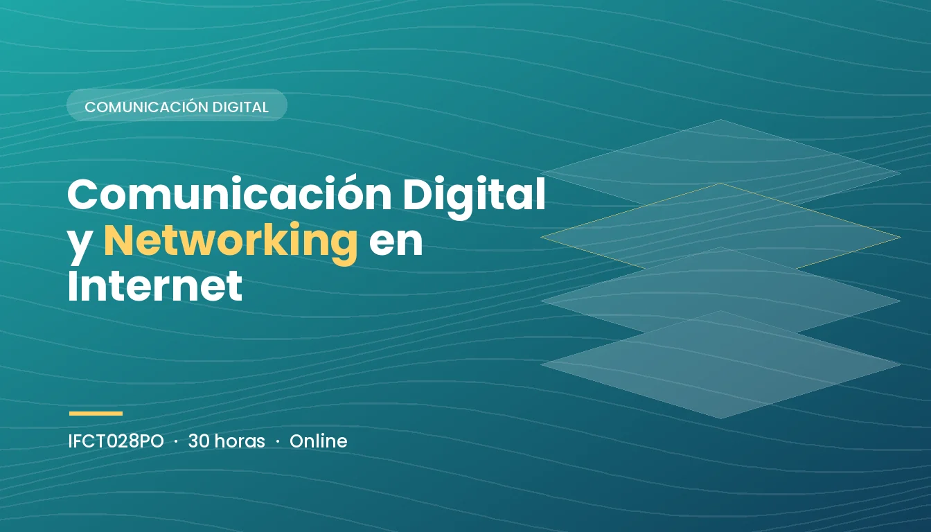 Comunicación Digital y Networking en Internet (IFCT028PO)