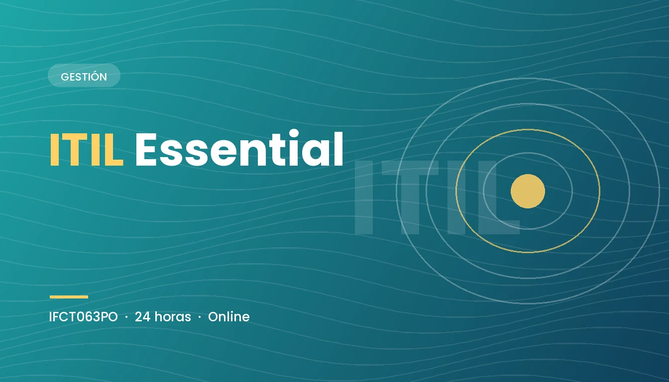 ITIL Essential (IFCT063PO)