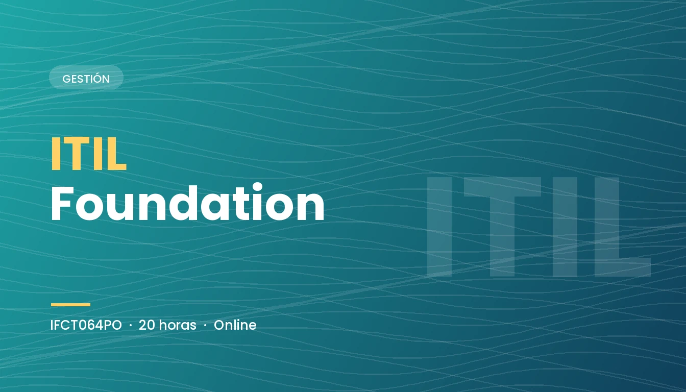 ITIL Foundation (IFCT064PO)