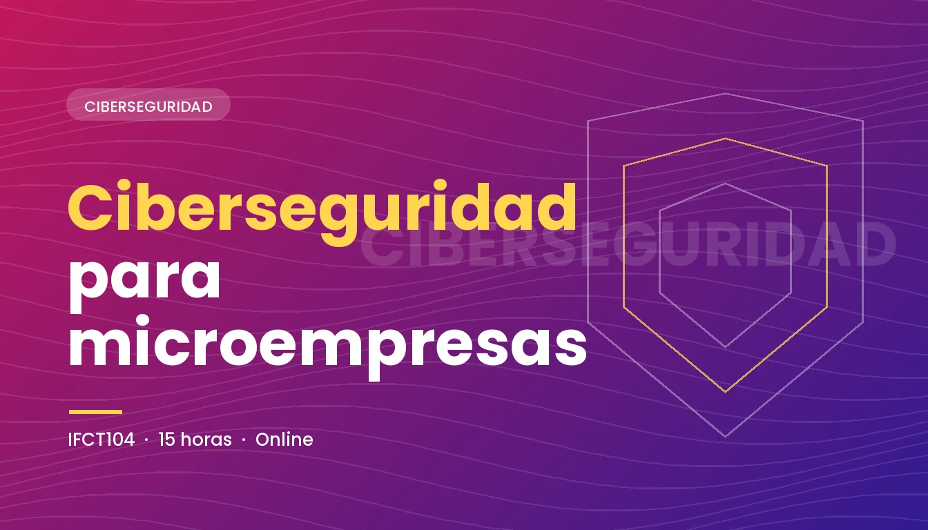 Ciberseguridad para Microempresas (IFCT104)