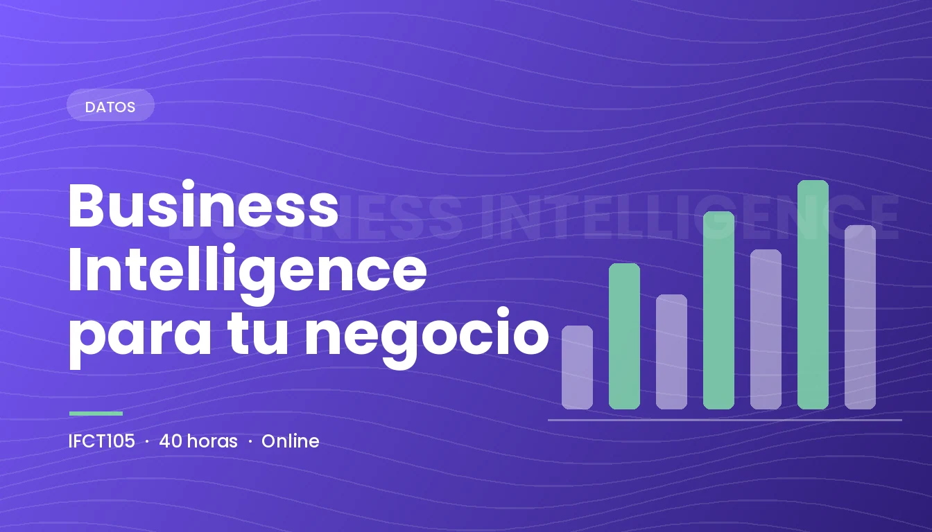 Business Intelligence para tu Negocio (IFCT105)