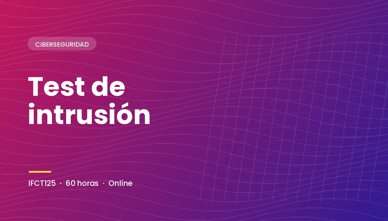 Test de Intrusión (IFCT125)